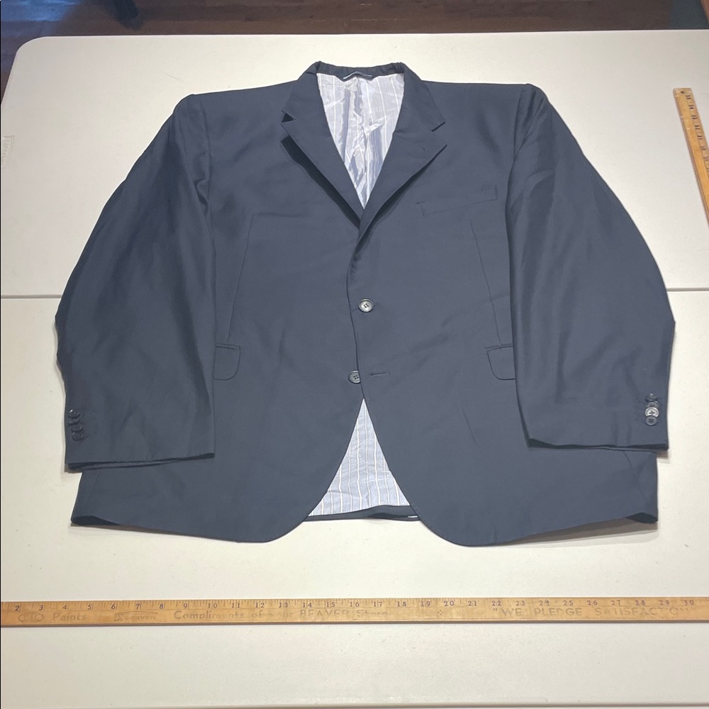 Coppley size 60C/50L (XXXLT) Navy Blue Sport Coat/Blazer